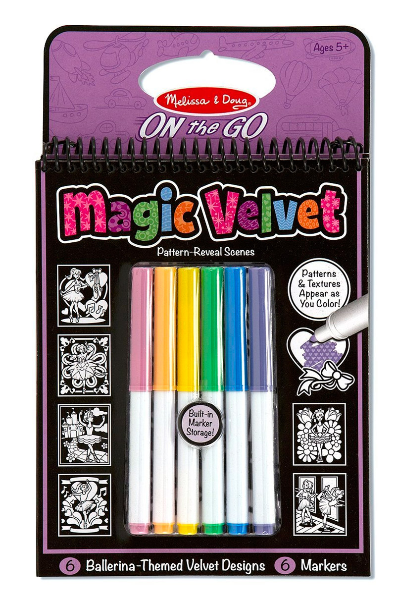 Набор для творчества Melissa&amp;Doug Магический бархат Балерины