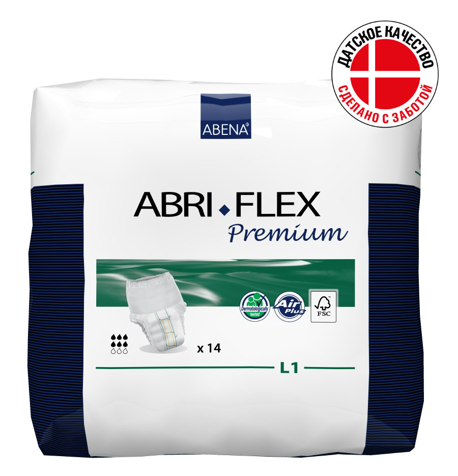 Трусики Abri-Form L1 объем 100-140 см впитываемость 1400 мл (14 шт)