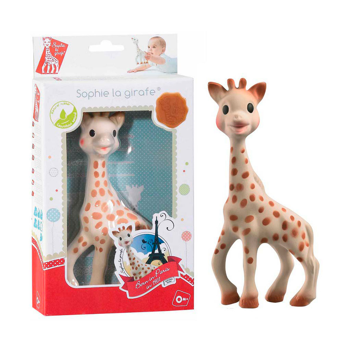 Vulli  Развивающая игрушка прорезыватель Жираф Софи 616424