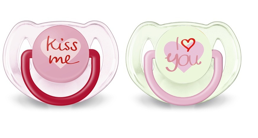 Пустышка Avent Kiss me от 6-18 мес. 2 шт