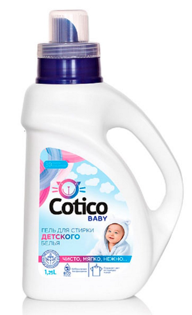 Гель для стирки детского белья гипоаллергенный Cotico 1000 мл