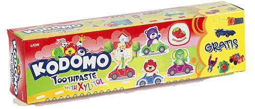Детская зубная паста Kodomo Strawberry 45 гр 