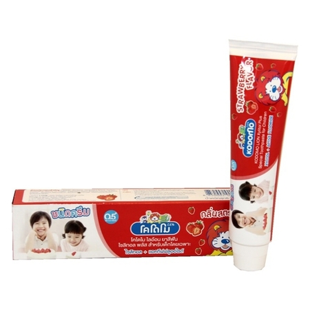 Детская зубная паста Kodomo Клубника, с 6 мес, 80 гр