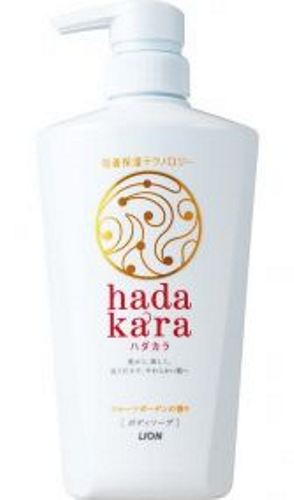 Увлажняющий гель для душа Lion Hadakara с ароматом тропических фруктов, флакон, 500 мл