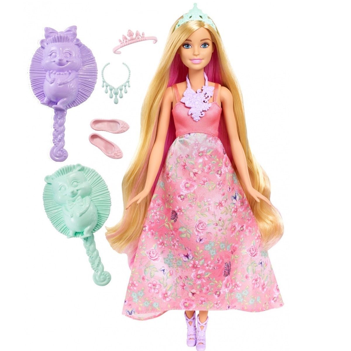 Кукла Barbie Принцессы с волшебными волосами DWH41