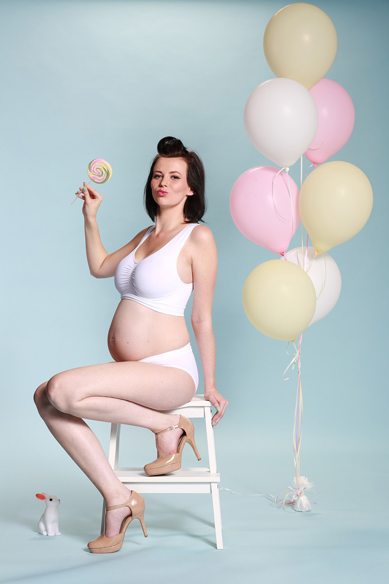 Бесшовный бюстгальтер Carriwell для беременных, белый S 3550