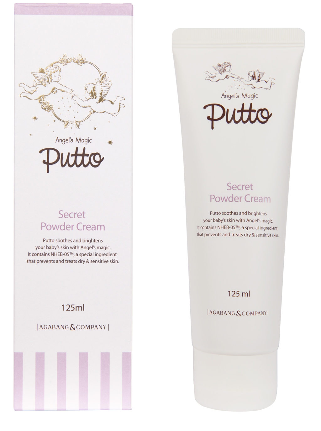 Крем-присыпка Putto Secret защитная для новорожденных 125 мл