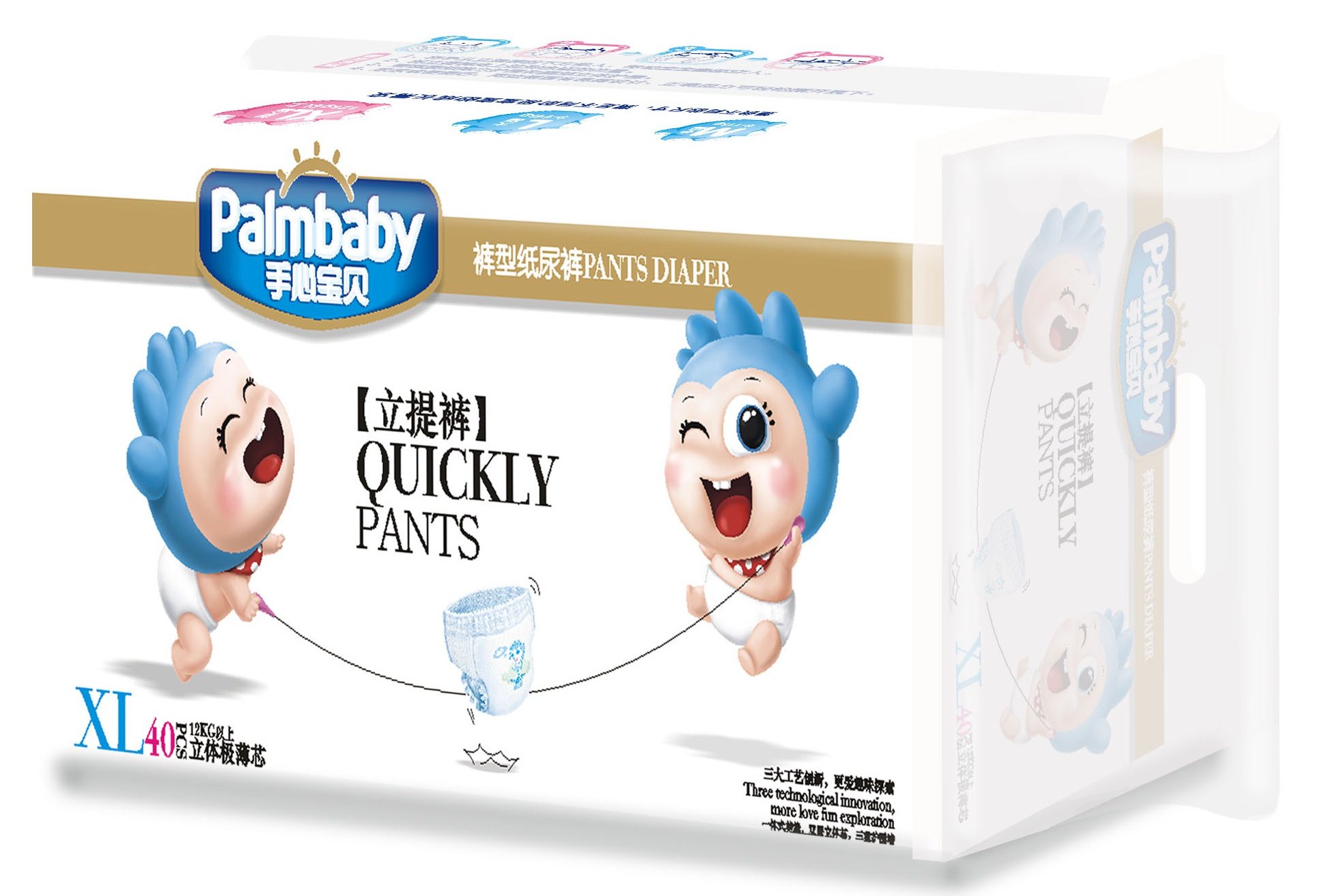 Трусики Palmbaby Comfort, XL (12+ кг) 40 шт