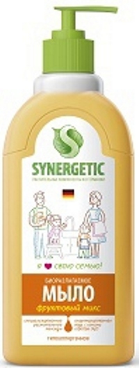 Мыло жидкое Synergetic Фруктовый микс, дозатор