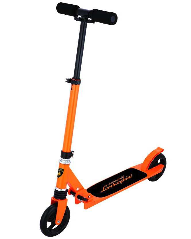 Самокат Lamborghini с двумя амортизаторами (оранжевый) LS2 