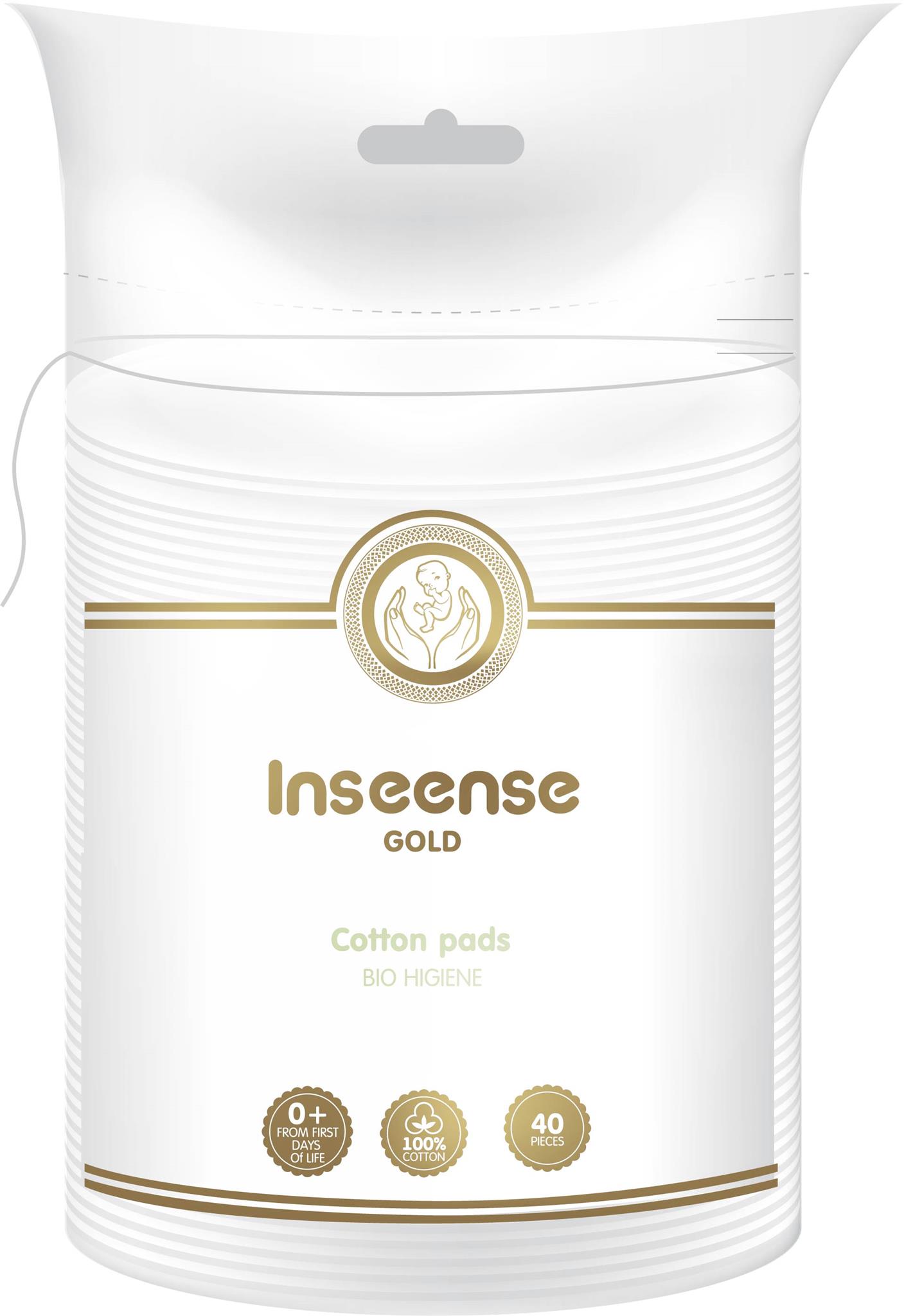 Ватные диски Inseense детские, овал 40 шт