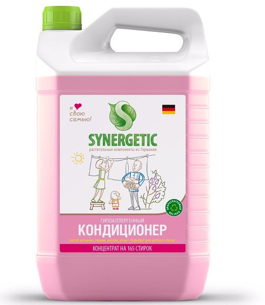 Кондиционер для белья Synergetic Аромагия, гипоаллергенный, 5 л