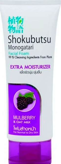 Пенка для лица Shokubutsu Extra Moisture Ежевика, 100 г