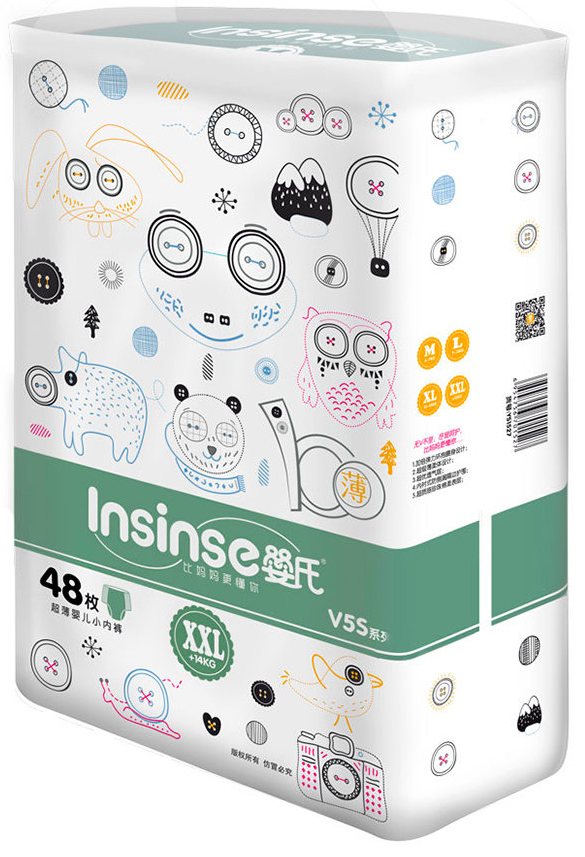 Трусики Insinse V5 размер XXL (14+ кг) 48 шт