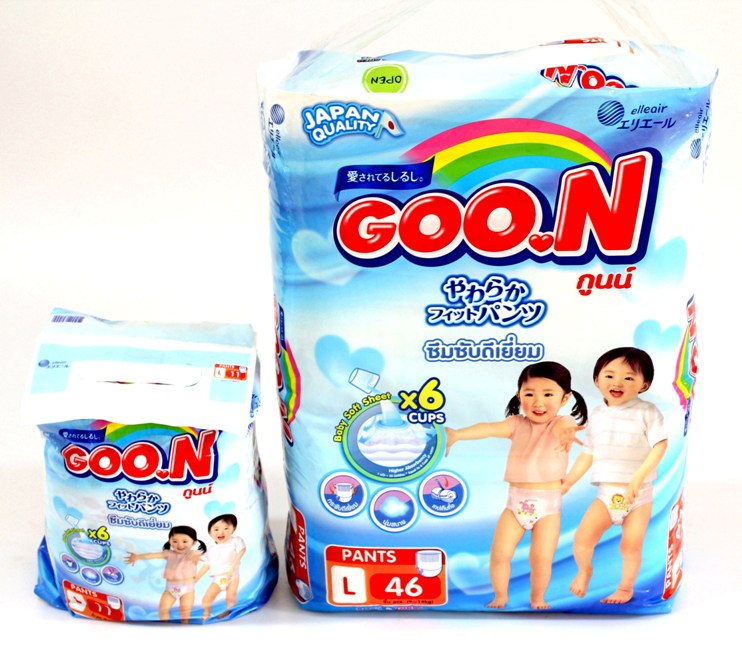 Новые поступления подгузников и трусиков Goo.N