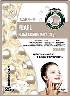 Маска для лица Mitomo Natural 512 Жемчуг, выводящая токсины, 25 гр