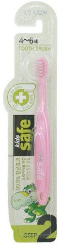 Зубная щетка детская CJ Lion Kids Safe с нано-серебряным покрытием, от 4 до 6 лет