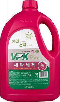 Гипоаллергенный концентрированный гель для стирки белья VPK для деликатных тканей, 2,5 л