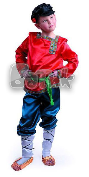 Детский карнавальный костюм Батик Ванюшка, размер 32 (рост 122 см), арт. 7009