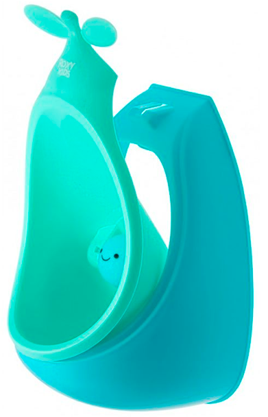 Писсуар для мальчиков Roxy-Kids Apple Boy с прицелом (голубой, кофейный)