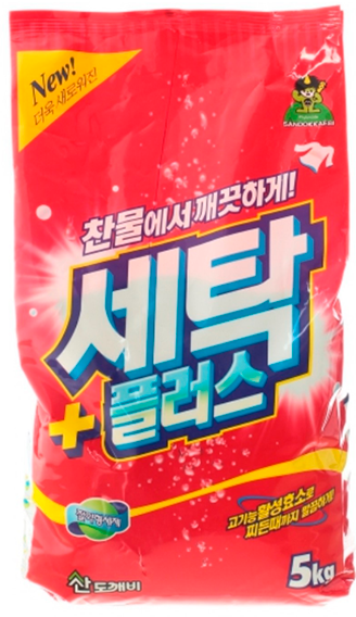 Стиральный порошок Sandokkaebi Se-Plus, мягкая упаковка, 5 кг