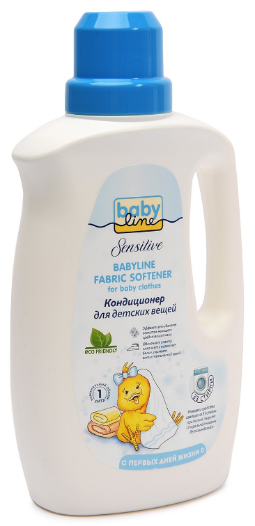 Кондиционер Babyline Sensitive для детских вещей, 1 л