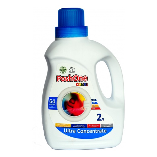 Гель для стирки Posh One Color для цветных вещей, 2 л