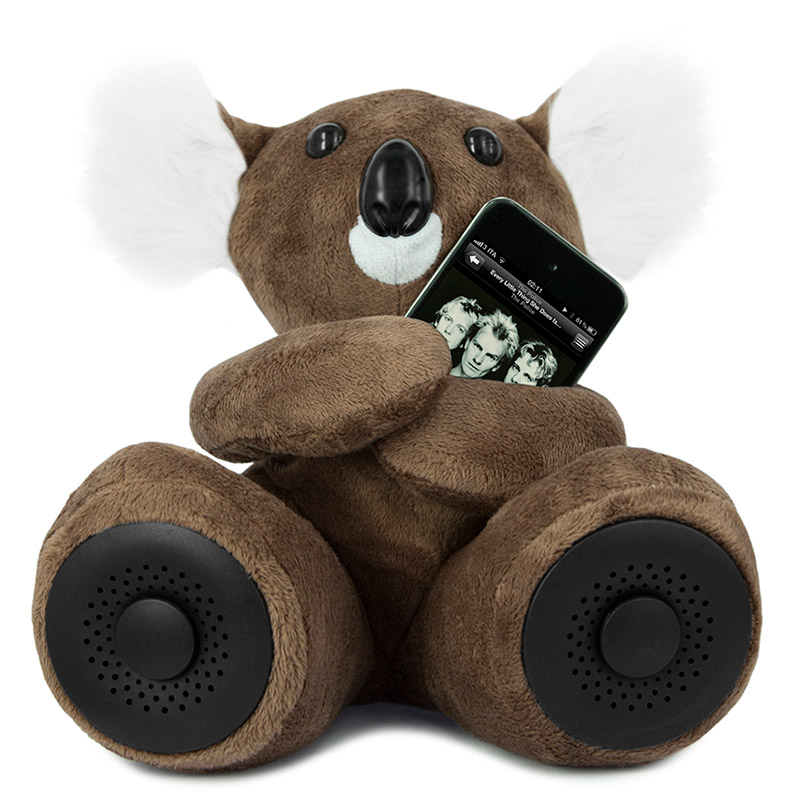 hi-Koali Портативная колонка "Медведь" (коричневый)