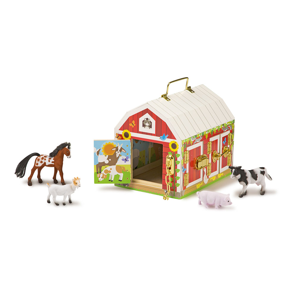 Деревянная игрушка Melissa&amp;Doug Дом с замочками 5 элементов