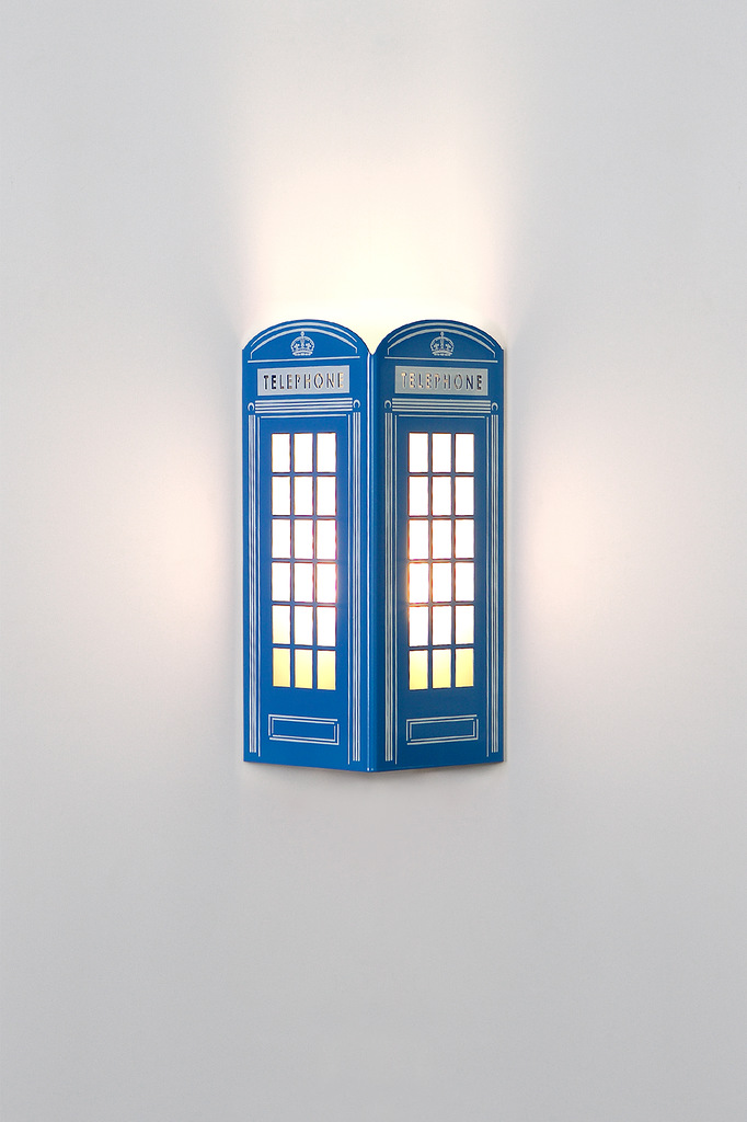 01003bl1 Светильник настольный "London Phone" (blue)