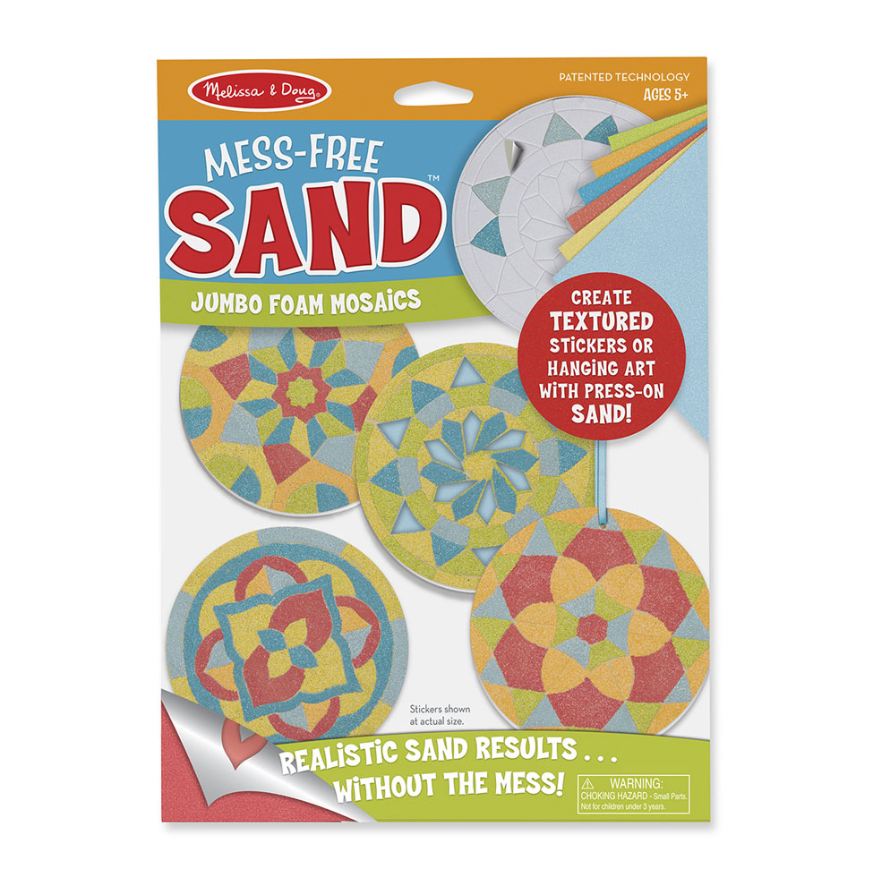 Набор для творчества Melissa&amp;Doug пенных стикеров Мозаика