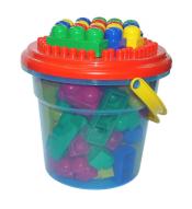 Полесье, Конструктор "Юниор" 57 элем. в ведре "Макси" 1853