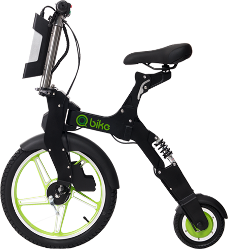 MINI-Q Складной электровелосипед Q-bike (зеленый)