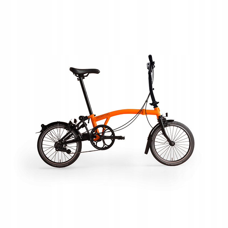 Складной велосипед Brompton S2L  Black Edition, Orange ( оранжевый)