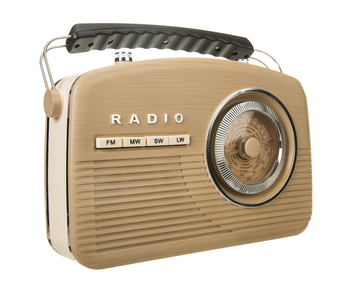 CR1130 Ретро радио "Ностальгия" (бежевый)