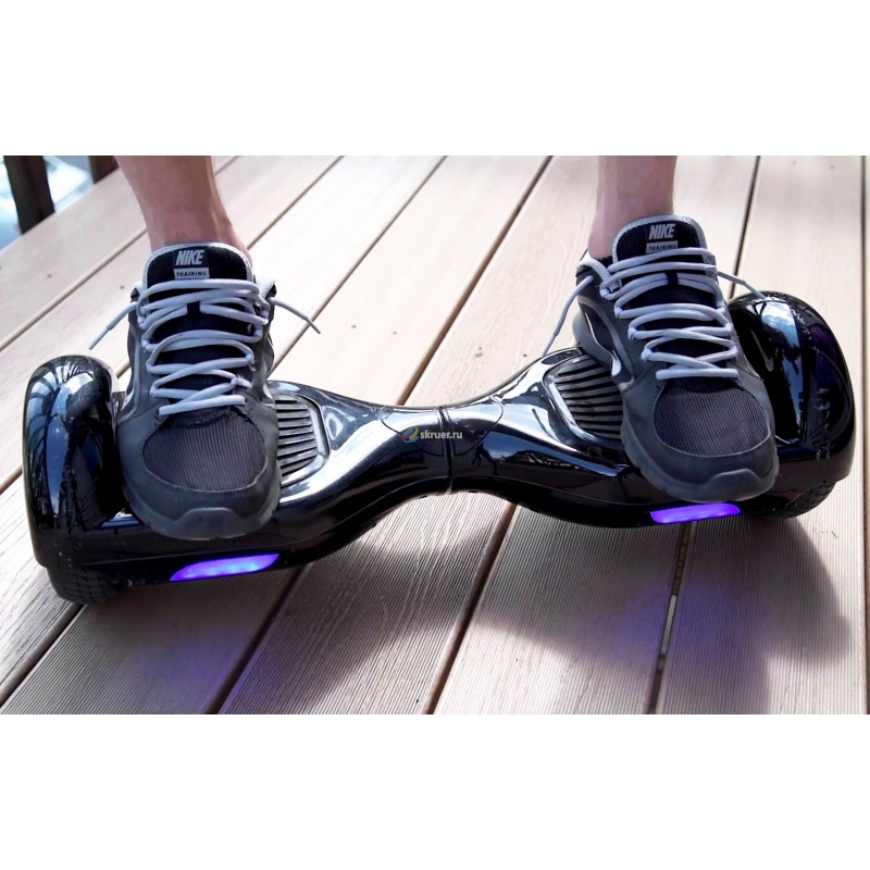 SK-14 Гироцикл SKRUER Double line (черный) без пульта