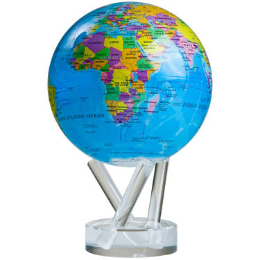 MG-45-BOE Глобус МОБИЛЕ d12 см с  политической  картой Мира