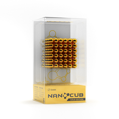 D5NCGL Неокуб, 5 мм, Альфа 216, Золотой