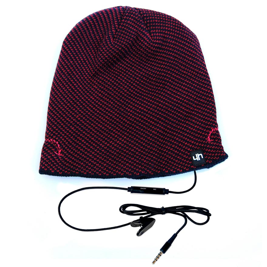 hi-Head Шапка со встроенной гарнитурой (синяя/красная)