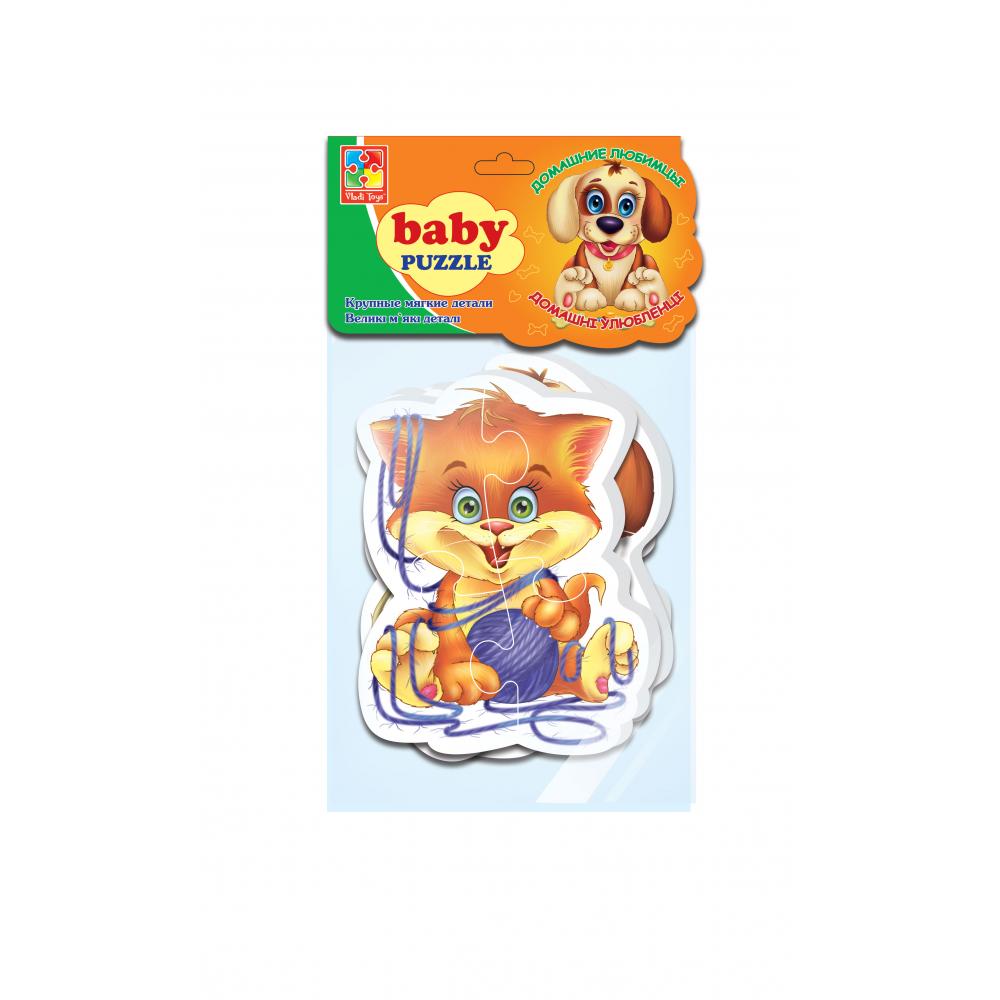 VT1106-07 Мягкие пазлы Baby puzzle "Домашние любимцы"