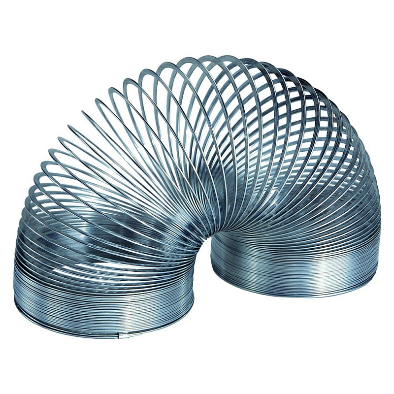 СЛ105BL Пружинка Slinky металл, ретро-коробочка