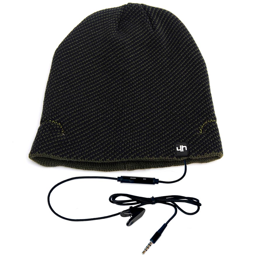 hi-Head Шапка со встроенной гарнитурой (синяя/темно-зеленая)