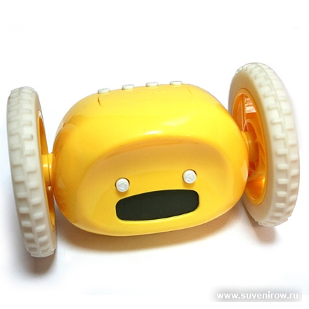 CBS001-003C20-93483 Убегающий будильник (желтый)