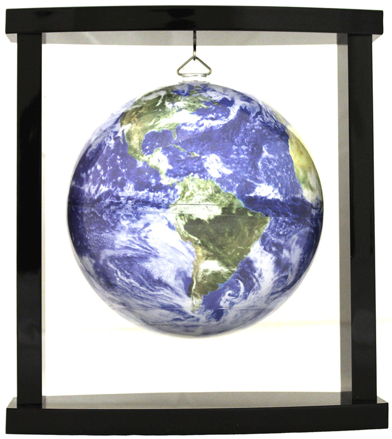 MP-45-STE-C Глобус МОБИЛЕ d12 см на подвесе Земля в облаках