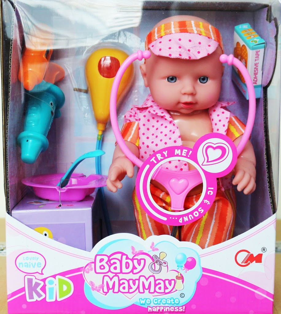 GI-6425 Пупс "Baby MayMay" 30 см Доктор с аксессуарами и звуком