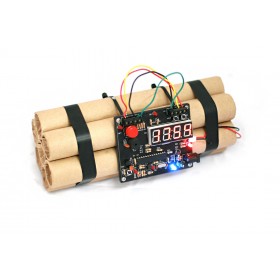 F-082  Часы-будильник "Бомба"