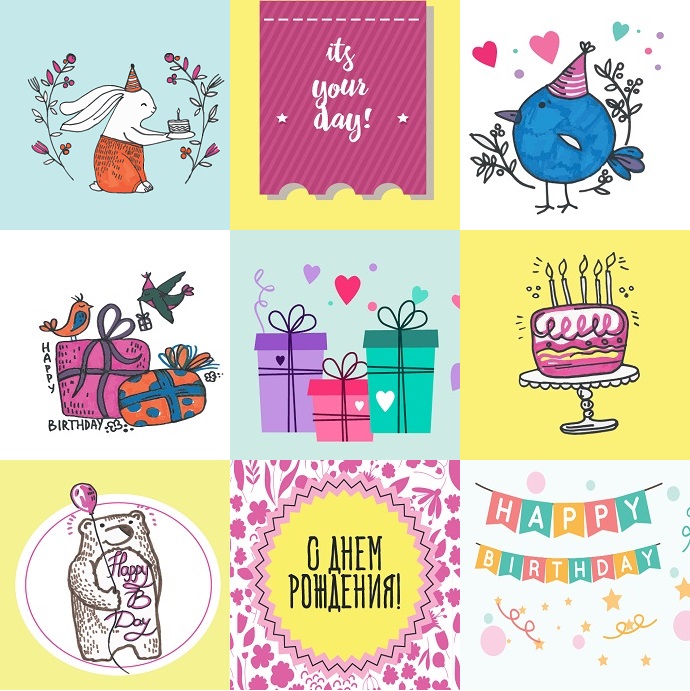 Шоколадный набор "С Днем Рождения"