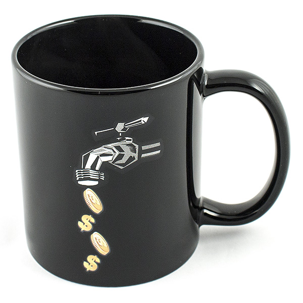 CBS001-023A75-96173 Кружка хамелеон Кран с монетками