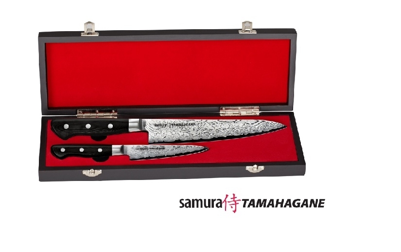 ST-0210/G-10 Набор из 2 ножей "Samura TAMAHAGANE"