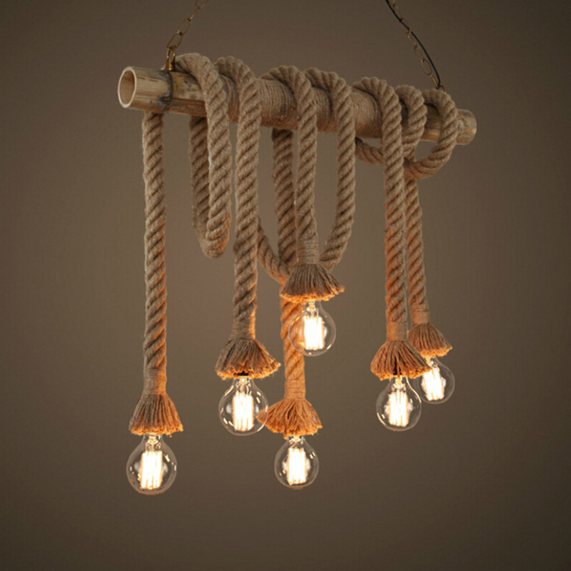 VNTG1 Канатный светильник "Поместье Люкс"  с винтажными лампами LS12